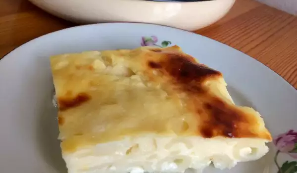 Макарони със сирене и кисело мляко на фурна
