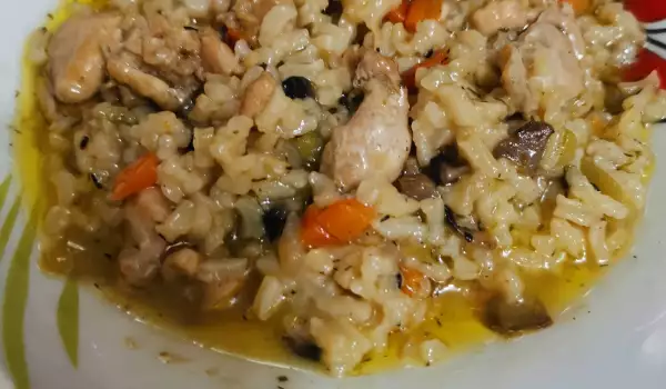 Лесна вечерна манджа с пиле и ориз