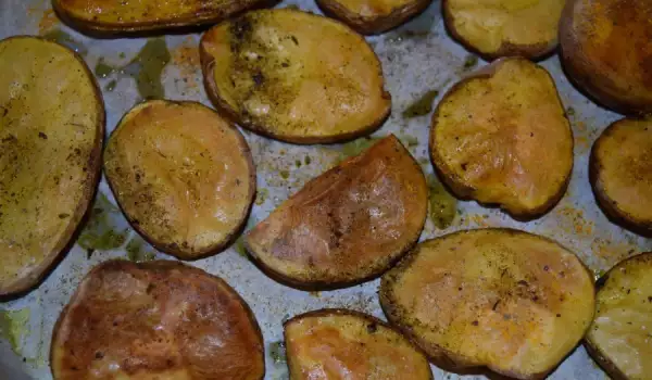 Мързеливи печени картофи
