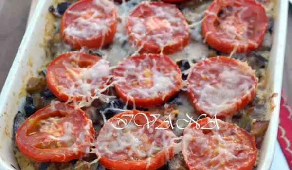Мусака с патладжан и домати