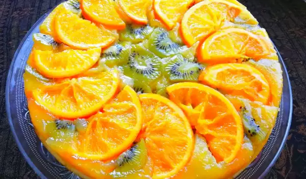 Обърнат кейк с цитрусови плодове