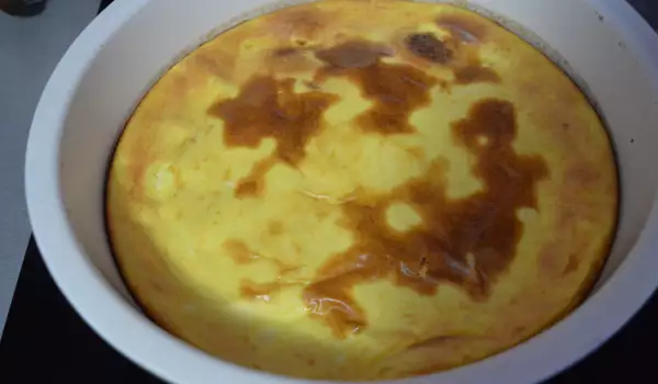 Омлет с яйца и сирене на фурна
