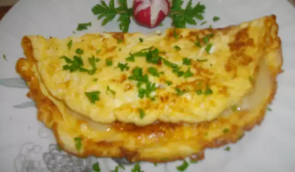 Омлет със сирене и кашкавал