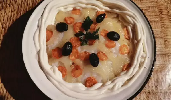 Оризова салата с майонеза и моркови