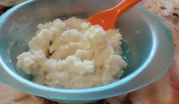 Облаче от оризов грис със сирене за деца