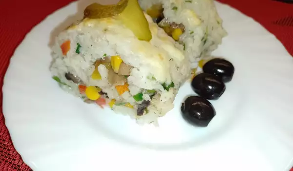 Оризово руло със зеленчуци