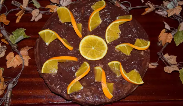 Палачинкова торта с портокал
