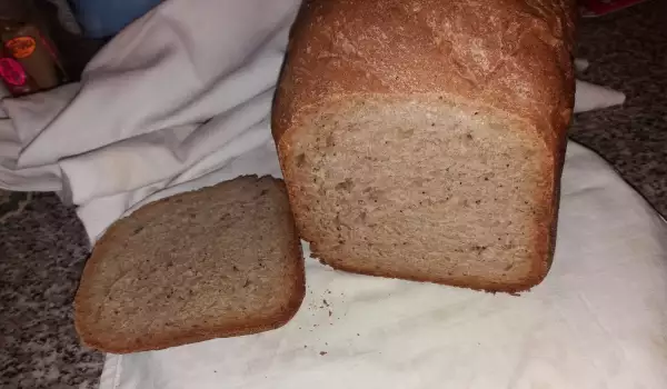Пълнозърнест хляб със семена в хлебопекарна