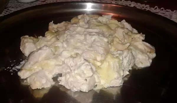 Печени пилешки пържоли с кашкавал