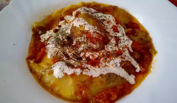 Персийски патладжани с доматен сос