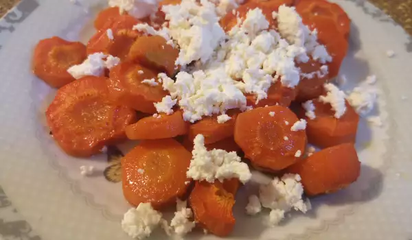 Печени моркови със сирене