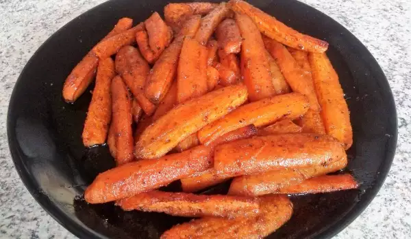 Печени моркови с чили