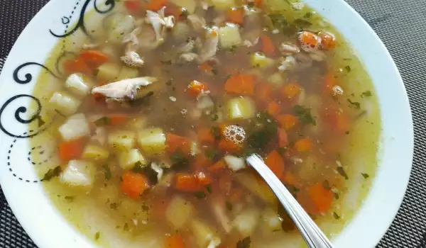 Пилешка супа в Instant Pot