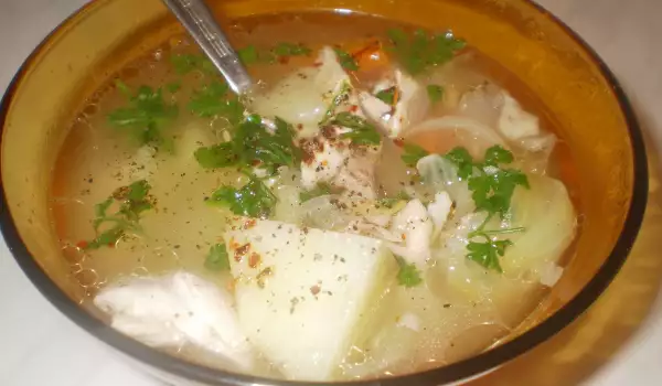 Пилешка супа срещу настинка (По стара рецепта)