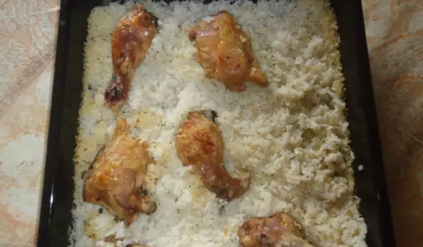 Пилешки бутчета с ориз