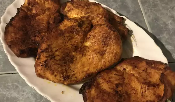 Сочно пилешко филе на скара