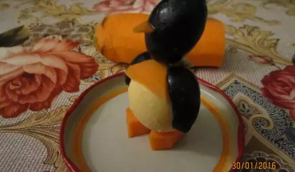 Коледни пингвини с блузка