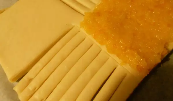 Пирог с лимоново-портокалов крем