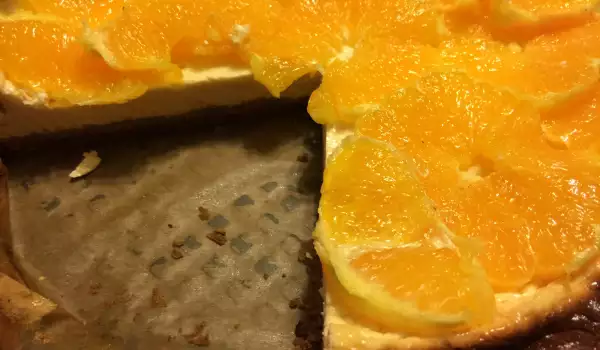 Пита с извара, мед и портокали