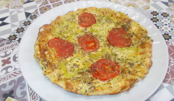 Пица с тиквички без брашно