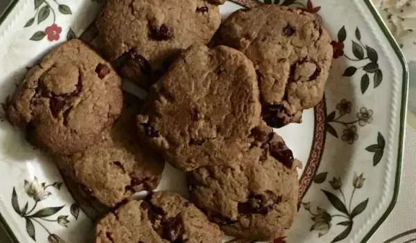 Полезни пълнозърнести бисквити с шоколад