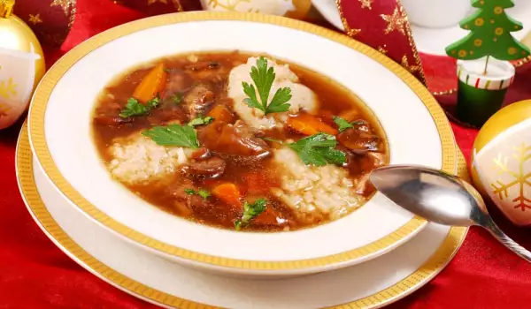 Полска гъбена супа