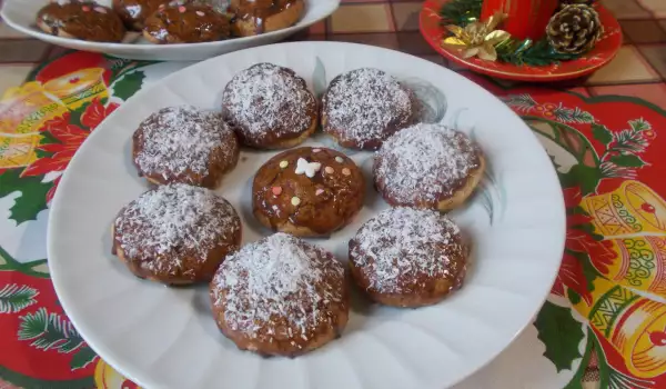 Портокалови курабийки с шоколад и кокос