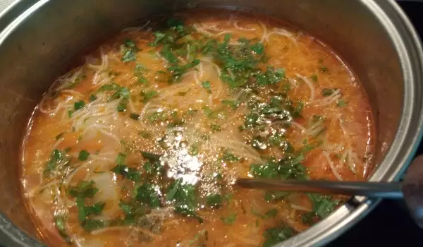 Постна картофена супа