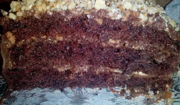 Постна шоколадова торта