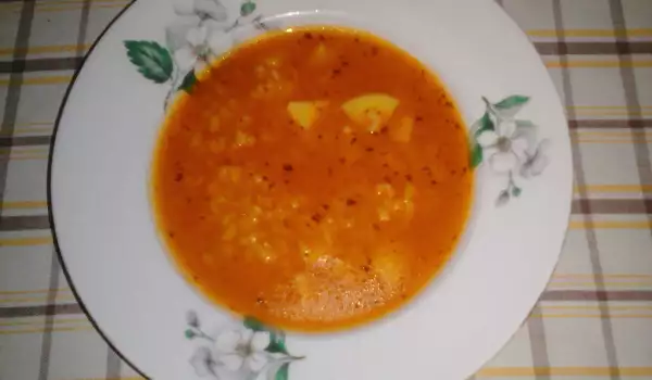 Засищаща постна супа