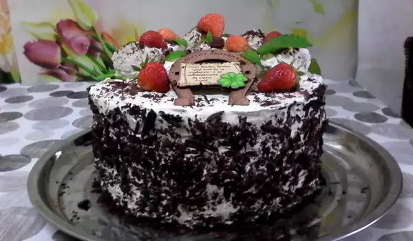 Празнична торта с ягоди
