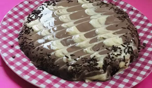 Шоколадово-пудингова торта