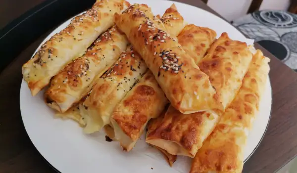 Пурички с триъгълни кори
