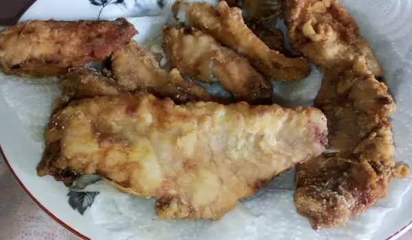 Пържено филе от риба скорпид
