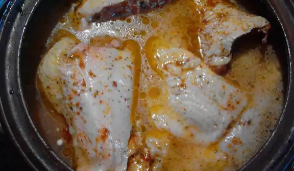 Антигрип пилешка яхния в гювеч