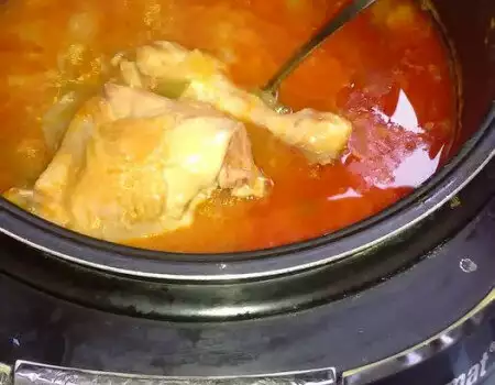 Пилешка яхния в Мултикукър