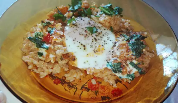 Яйца с ориз по турски