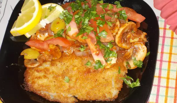Филе от риба по испански с апетитен сос