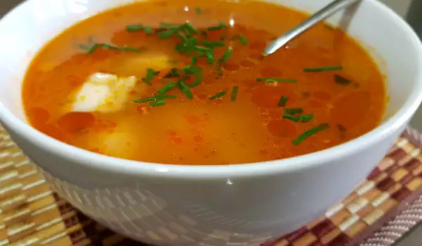 Вкусна супа от мерлуза