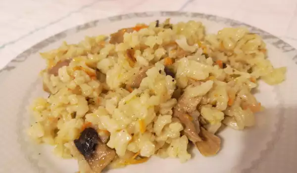 Джинджифилов ориз с пиле