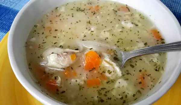 Селска супа със свинско месо