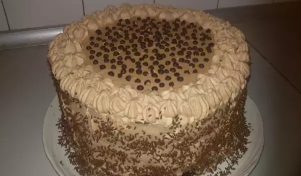 Шоколадова торта с инстантно кафе