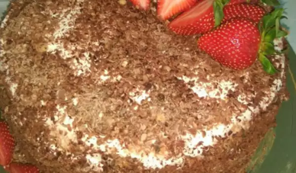 Шоко торта с ягоди и лимонада