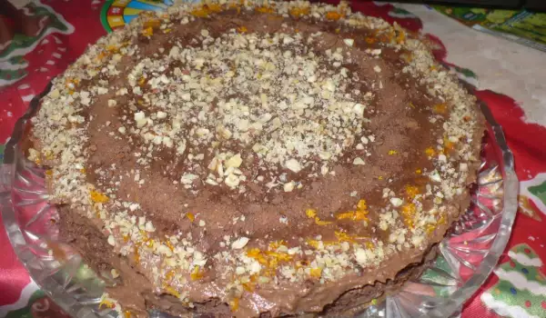 Шоколадово-бисквитена торта