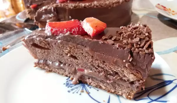 Торта Шоколадов разкош с ягоди