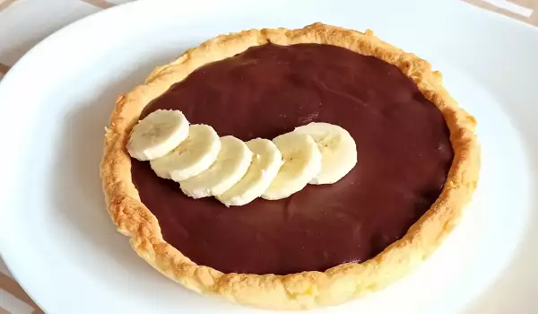 Шоколадов тарт с банан