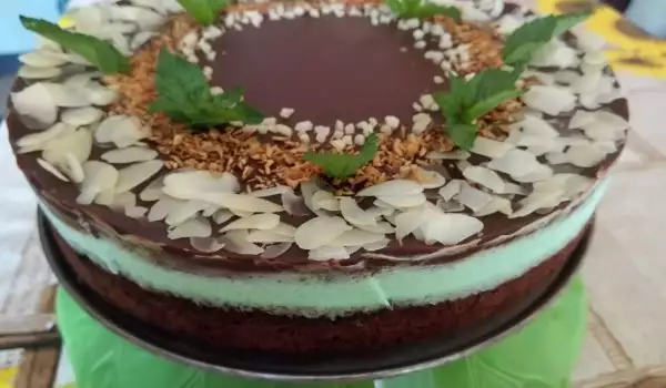 Шоколадово-ментова торта