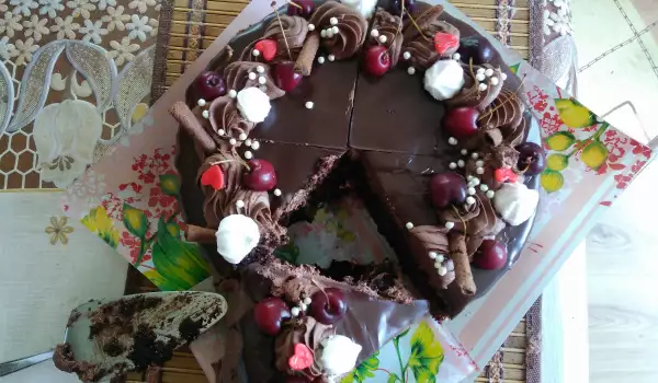 Шоколадова торта без захар