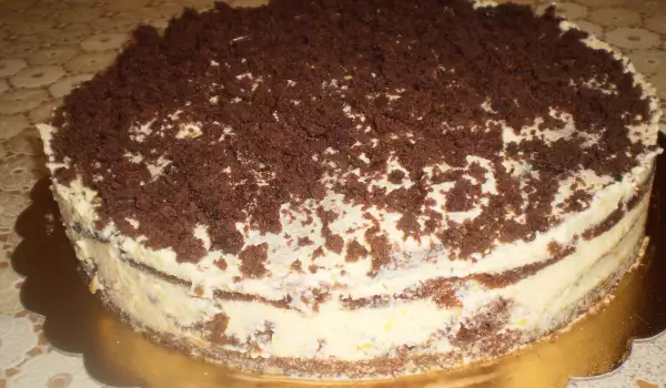 Домашна шоколадова торта с маслен крем
