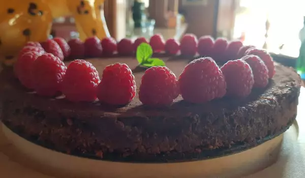 Шоколадов тарт с малини